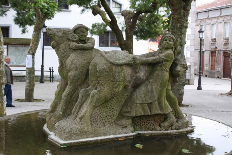 Monumento ó gandeiro en Arzúa, Arzúa © P.Lameiro